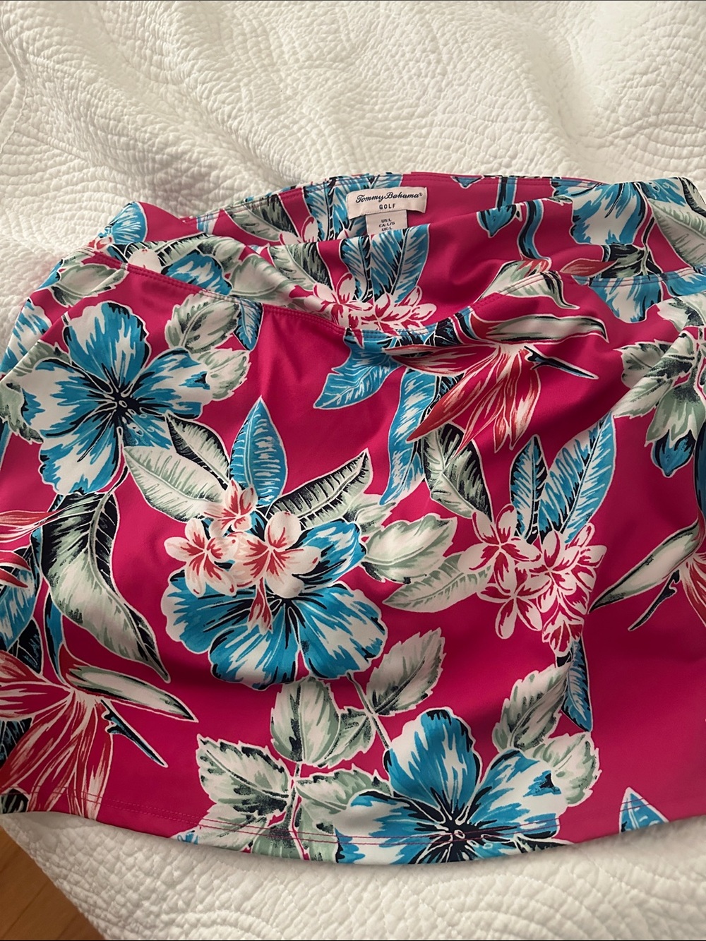 Tommy Bahama Hot Pink Tropical Floral Skort